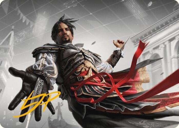 Ezio Auditore da Firenze Art Card (Gold-Stamped Signature) [Assassin's Creed Art Series] | Dragon's Lair Comics and Fantasy Houston TX