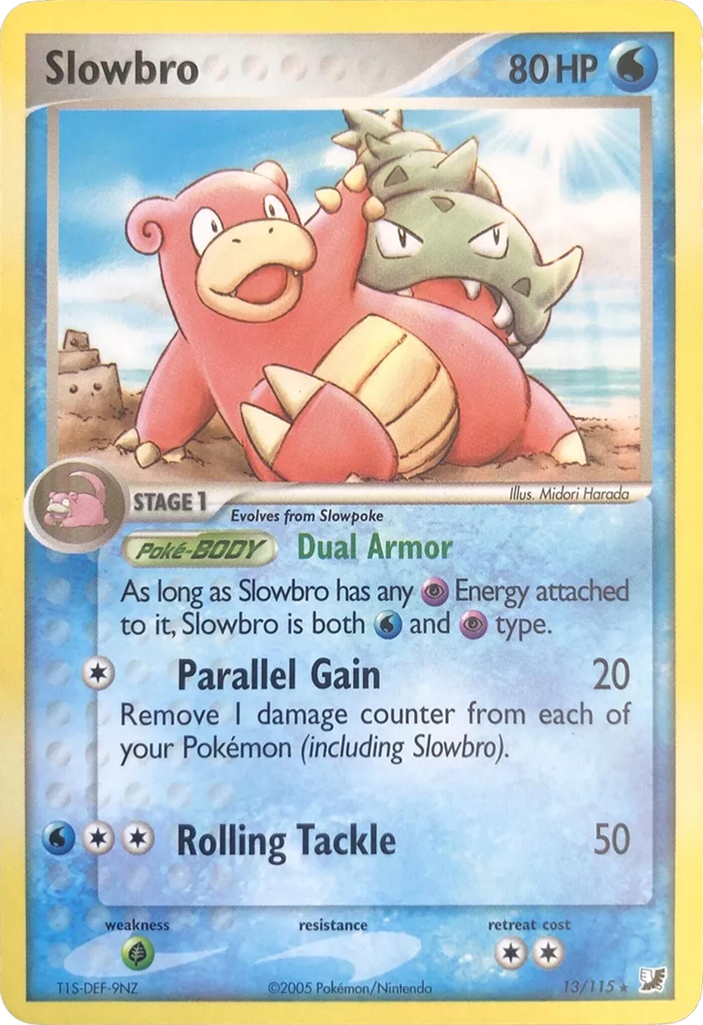 Slowbro (13/115) (Theme Deck Exclusives) [EX: Unseen Forces] | Dragon's Lair Comics and Fantasy Houston TX