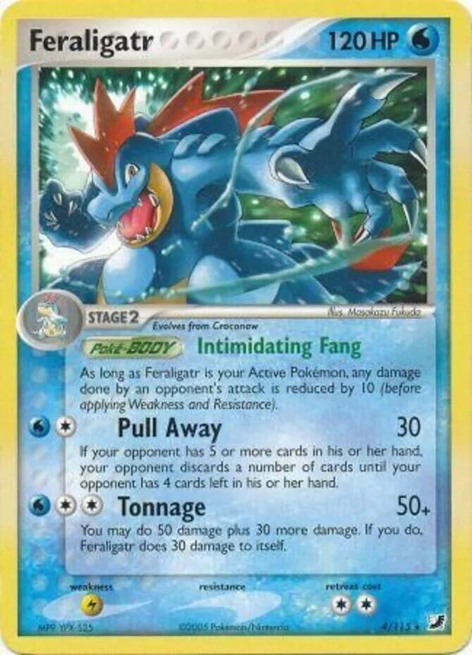 Feraligatr (4/115) (Theme Deck Exclusives) [EX: Unseen Forces] | Dragon's Lair Comics and Fantasy Houston TX