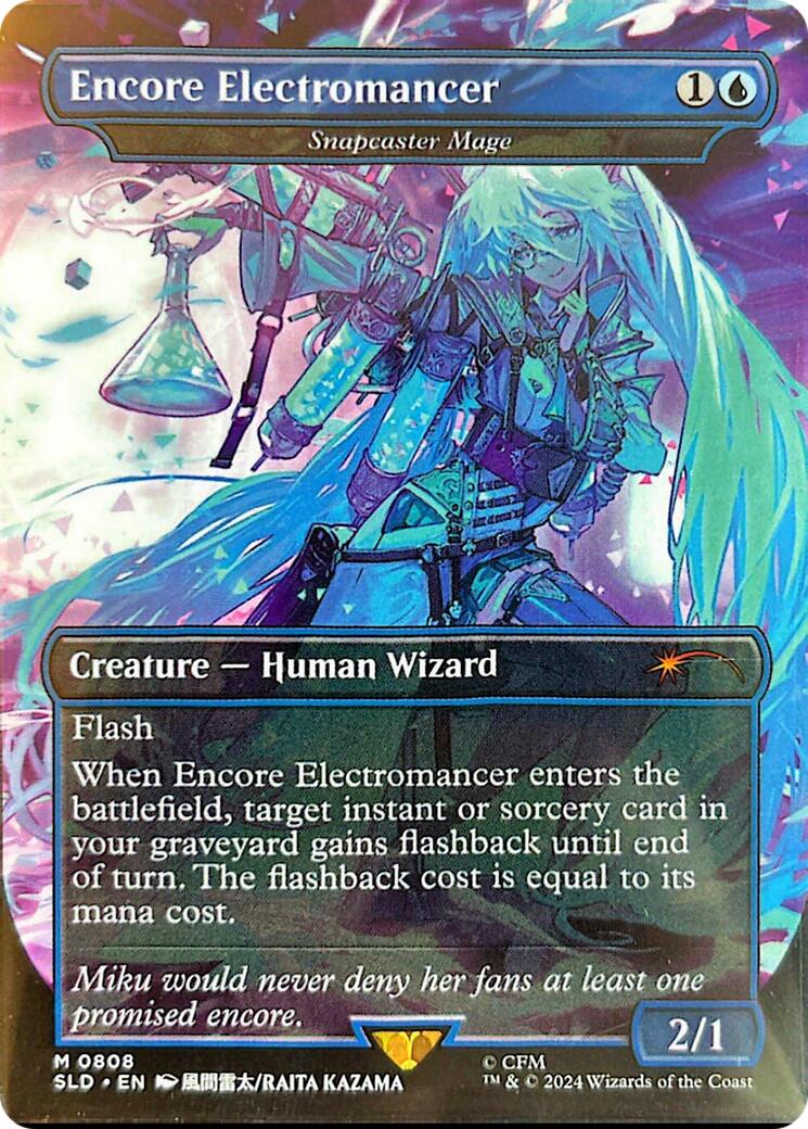 Encore Electromancer - Snapcaster Mage (Rainbow Foil) [Secret Lair Drop Series] | Dragon's Lair Comics and Fantasy Houston TX