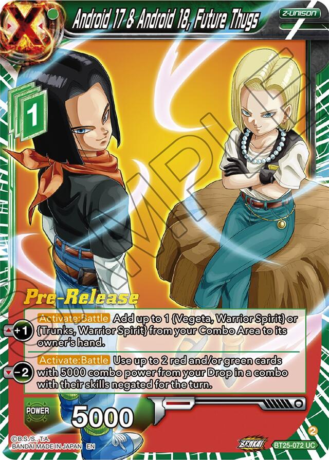 Android 17 & Android 18, Future Thugs (BT25-072) [Legend of the Dragon Balls Prerelease Promos] | Dragon's Lair Comics and Fantasy Houston TX