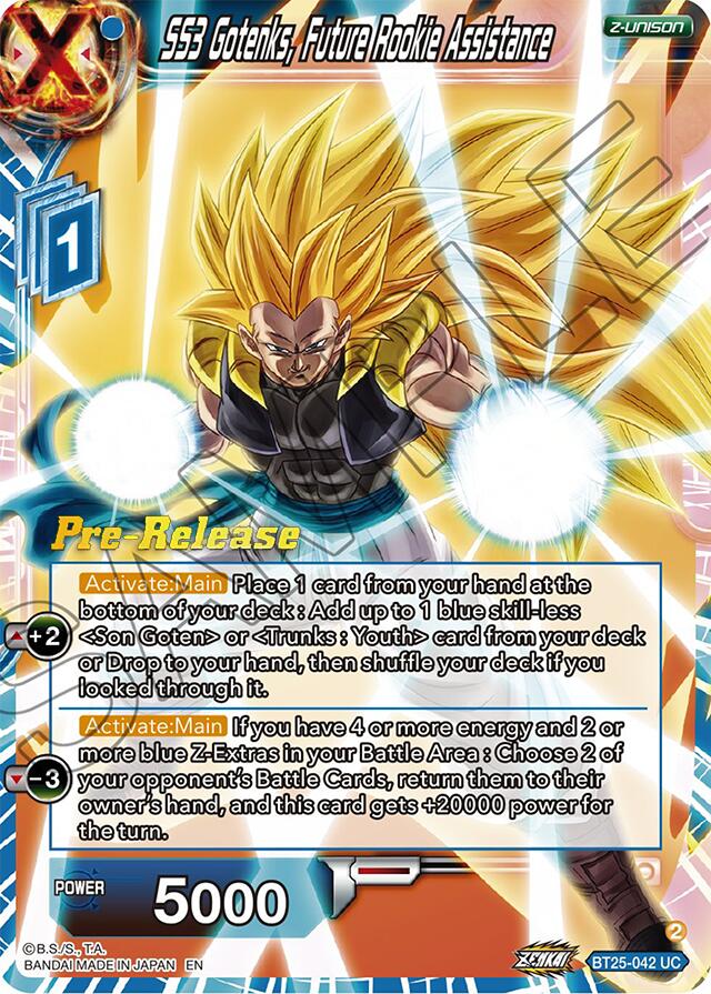 SS3 Gotenks, Future Rookie Assistance (BT25-042) [Legend of the Dragon Balls Prerelease Promos] | Dragon's Lair Comics and Fantasy Houston TX