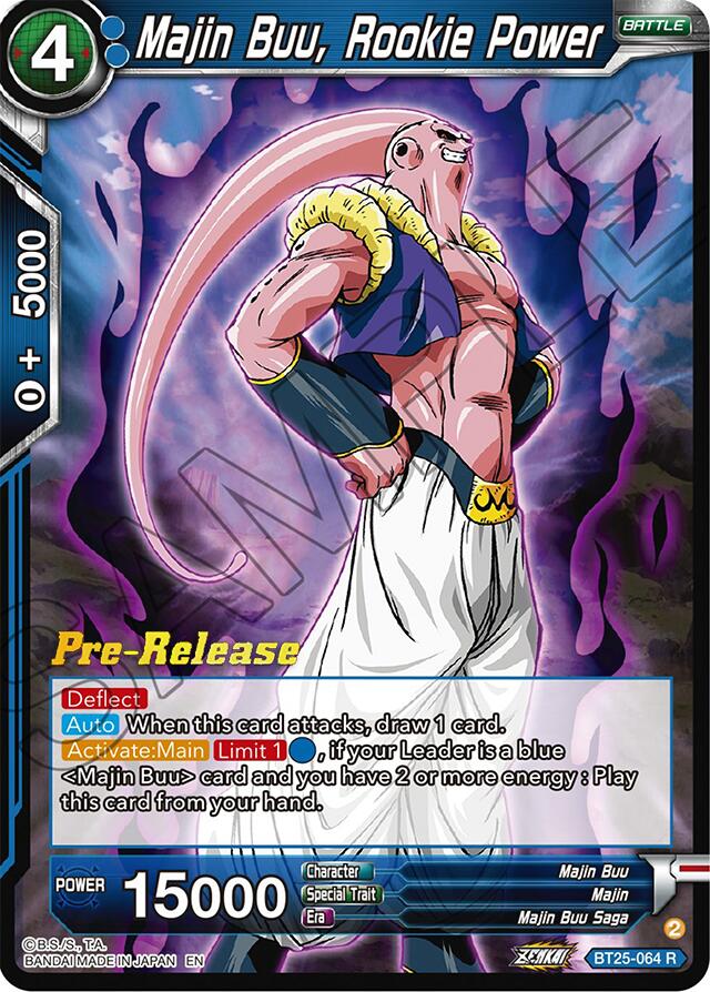 Majin Buu, Rookie Power (BT25-064) [Legend of the Dragon Balls Prerelease Promos] | Dragon's Lair Comics and Fantasy Houston TX