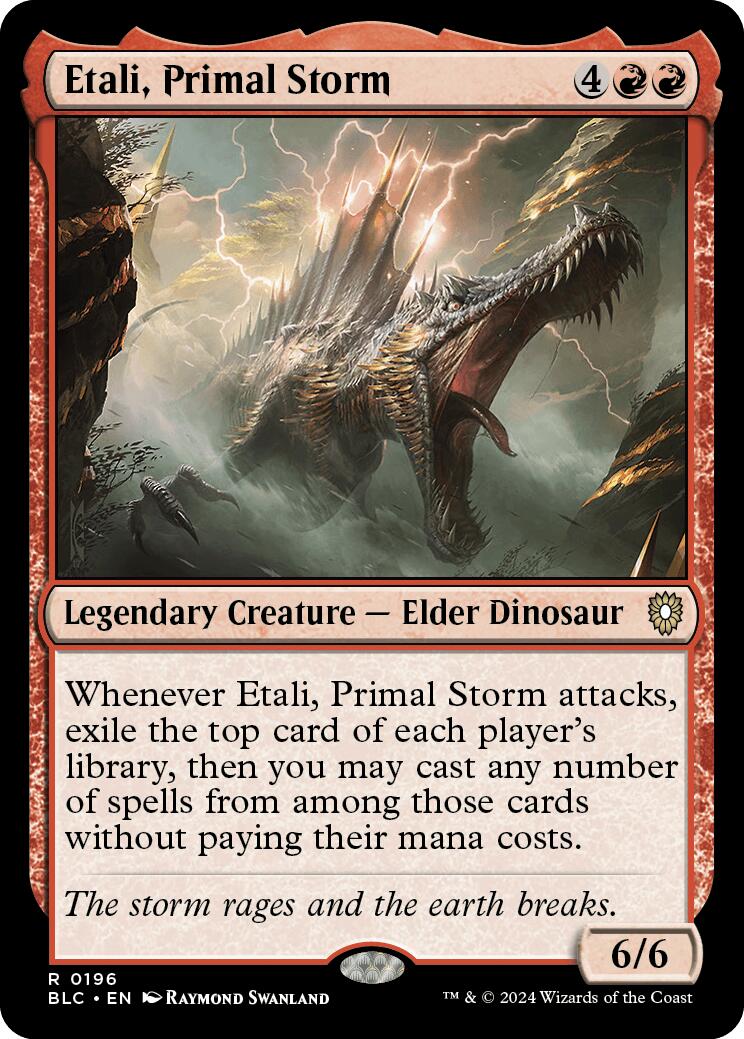 Etali, Primal Storm [Bloomburrow Commander] | Dragon's Lair Comics and Fantasy Houston TX