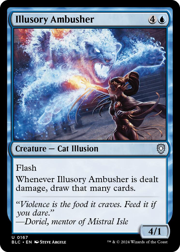 Illusory Ambusher [Bloomburrow Commander] | Dragon's Lair Comics and Fantasy Houston TX