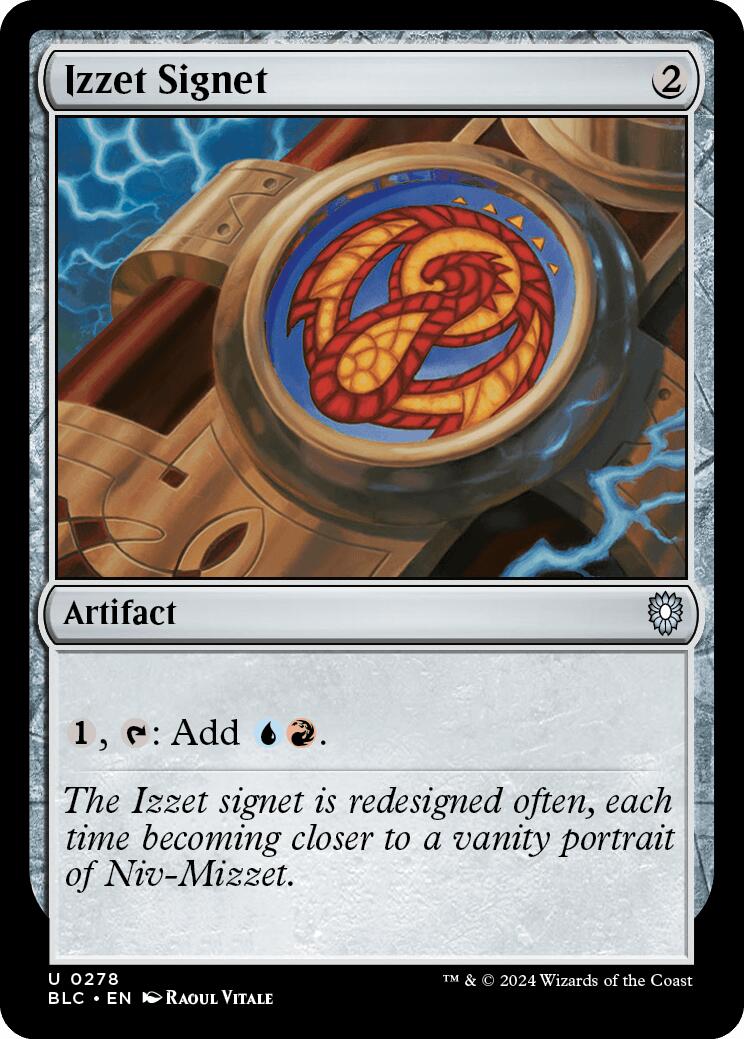 Izzet Signet [Bloomburrow Commander] | Dragon's Lair Comics and Fantasy Houston TX