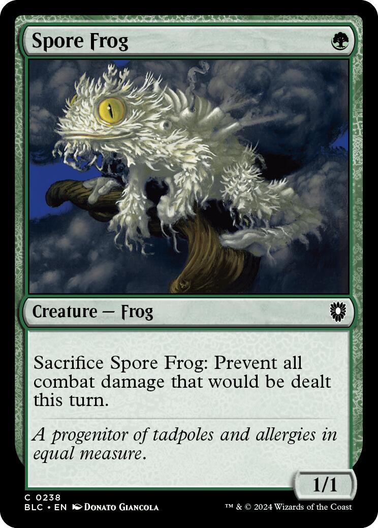 Spore Frog [Bloomburrow Commander] | Dragon's Lair Comics and Fantasy Houston TX