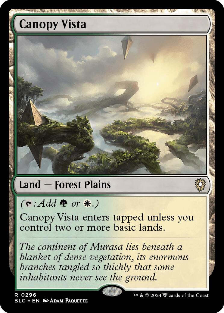 Canopy Vista [Bloomburrow Commander] | Dragon's Lair Comics and Fantasy Houston TX