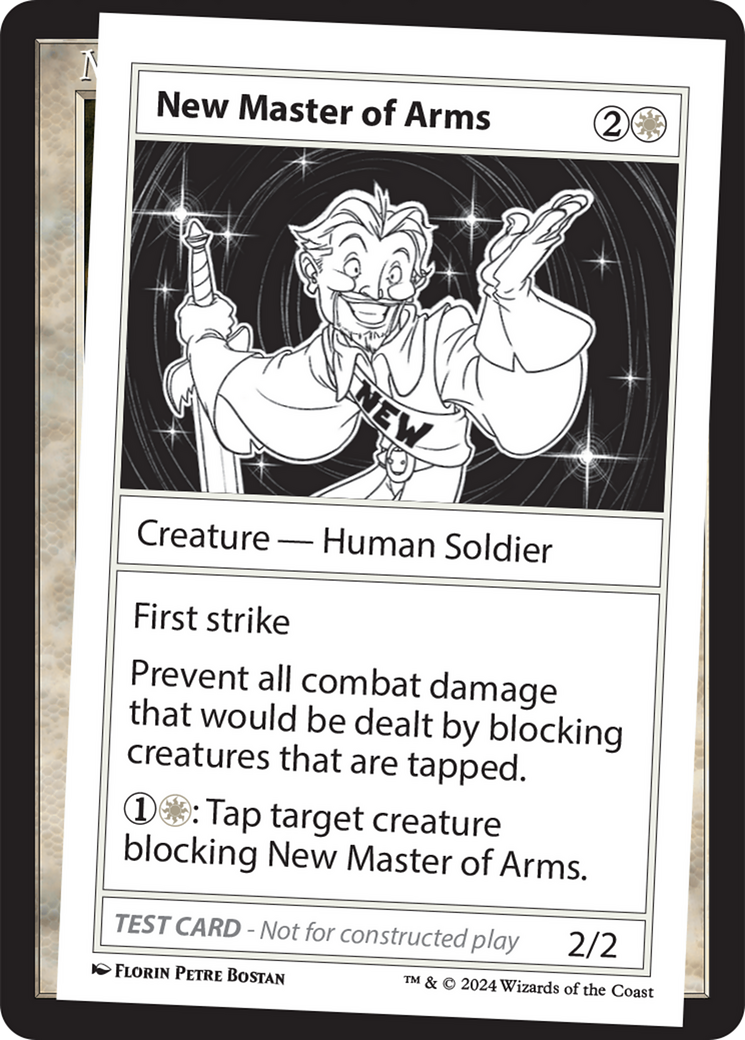 New Master of Arms [Mystery Booster 2 Playtest Cards] | Dragon's Lair Comics and Fantasy Houston TX