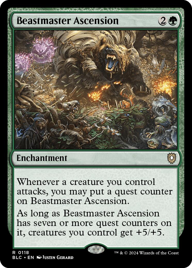 Beastmaster Ascension [Bloomburrow Commander] | Dragon's Lair Comics and Fantasy Houston TX