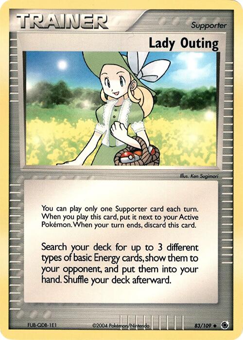 Lady Outing (83/109) (Theme Deck Exclusive) [EX: Ruby & Sapphire] | Dragon's Lair Comics and Fantasy Houston TX