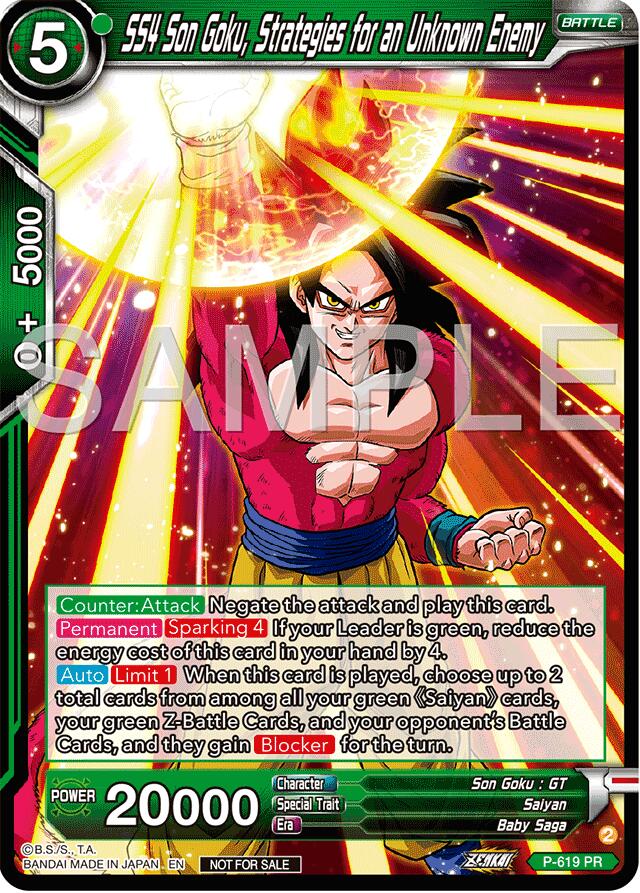 SS4 Son Goku, Strategies for an Unknown Enemy (Deluxe Pack 2024 Vol.2) (P-619) [Promotion Cards] | Dragon's Lair Comics and Fantasy Houston TX