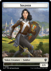 Soldier // Citizen Double-Sided Token [Bloomburrow Commander Tokens] | Dragon's Lair Comics and Fantasy Houston TX