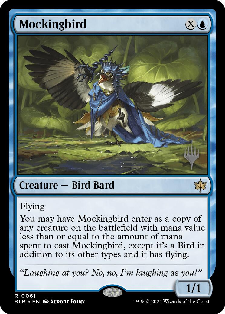 Mockingbird (Promo Pack) [Bloomburrow Promos] | Dragon's Lair Comics and Fantasy Houston TX