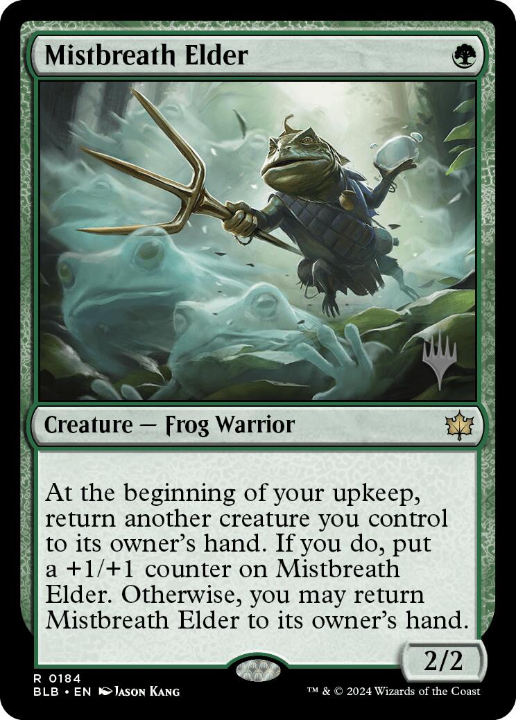 Mistbreath Elder (Promo Pack) [Bloomburrow Promos] | Dragon's Lair Comics and Fantasy Houston TX