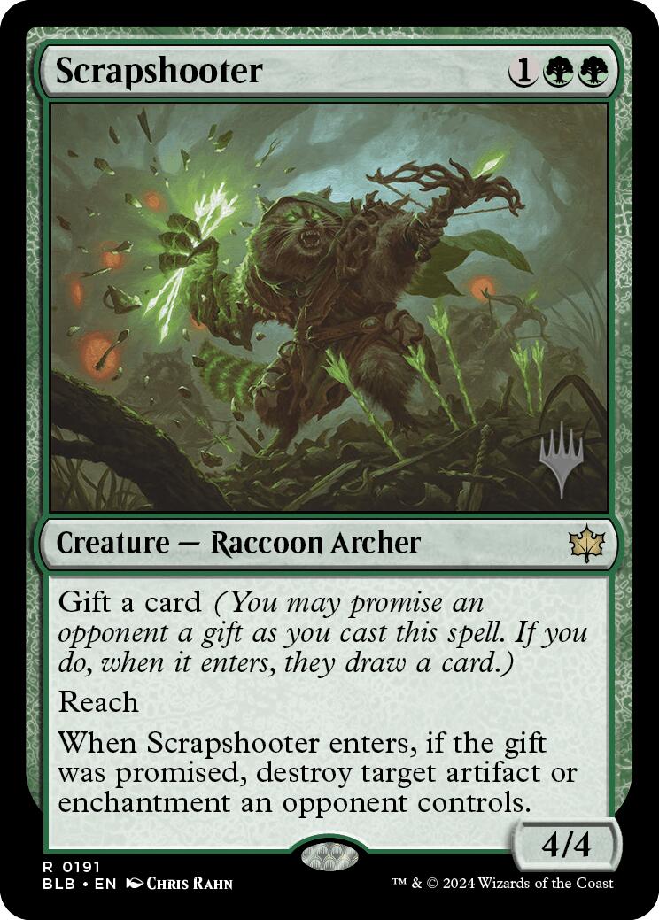 Scrapshooter (Promo Pack) [Bloomburrow Promos] | Dragon's Lair Comics and Fantasy Houston TX