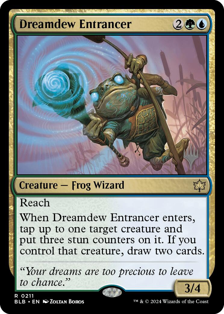 Dreamdew Entrancer (Promo Pack) [Bloomburrow Promos] | Dragon's Lair Comics and Fantasy Houston TX