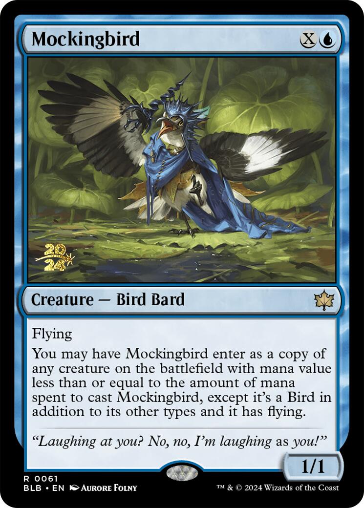 Mockingbird [Bloomburrow Prerelease Promos] | Dragon's Lair Comics and Fantasy Houston TX