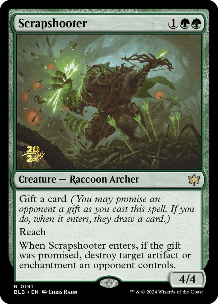 Scrapshooter [Bloomburrow Prerelease Promos] | Dragon's Lair Comics and Fantasy Houston TX