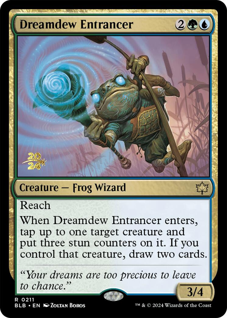 Dreamdew Entrancer [Bloomburrow Prerelease Promos] | Dragon's Lair Comics and Fantasy Houston TX