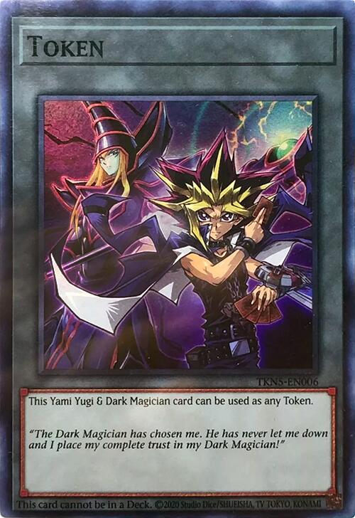 Token: Yami Yugi & Dark Magician [TKN5-EN006] Super Rare | Dragon's Lair Comics and Fantasy Houston TX