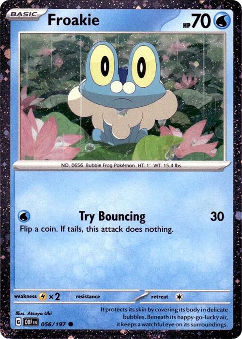 Froakie (056/197) (Cosmos Holo) [Miscellaneous Cards] | Dragon's Lair Comics and Fantasy Houston TX