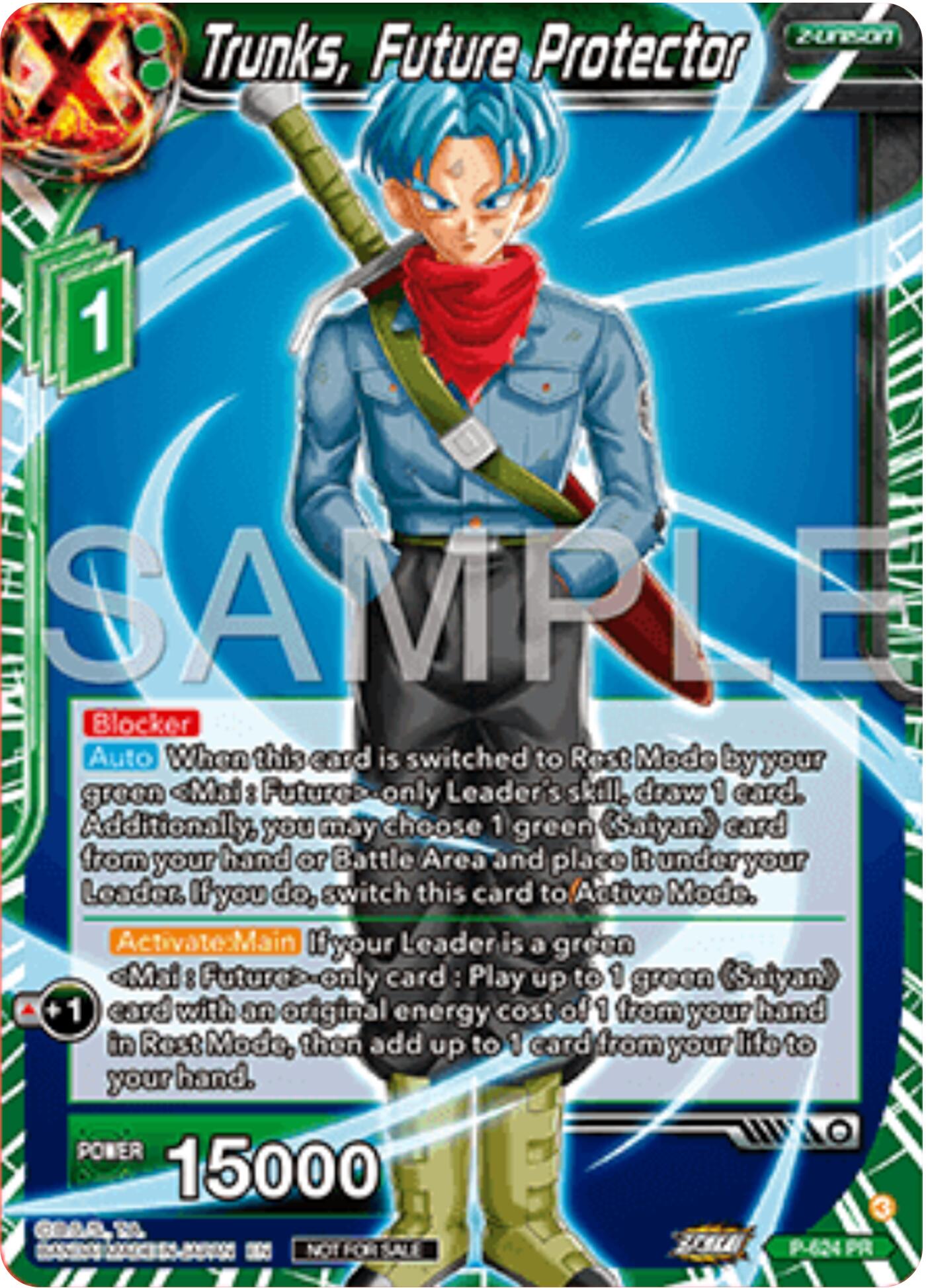 Trunks, Future Protector (P-424) [Promotion Cards] | Dragon's Lair Comics and Fantasy Houston TX