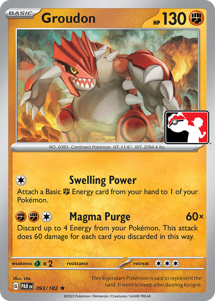 Groudon (093/182) [Prize Pack Series Five] | Dragon's Lair Comics and Fantasy Houston TX