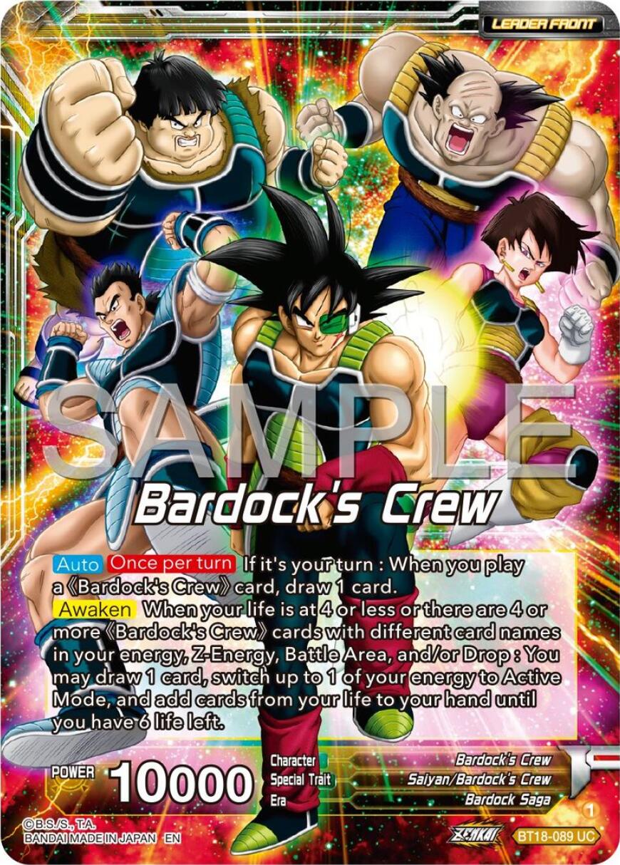 Bardock's Crew // Bardock, Inherited Will (BT18-089) [Premium 7th Anniversary Box 2024] | Dragon's Lair Comics and Fantasy Houston TX