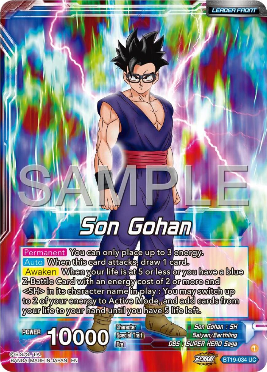 Son Gohan // Son Gohan, Former Glory Regained (BT19-034) [Premium 7th Anniversary Box 2024] | Dragon's Lair Comics and Fantasy Houston TX