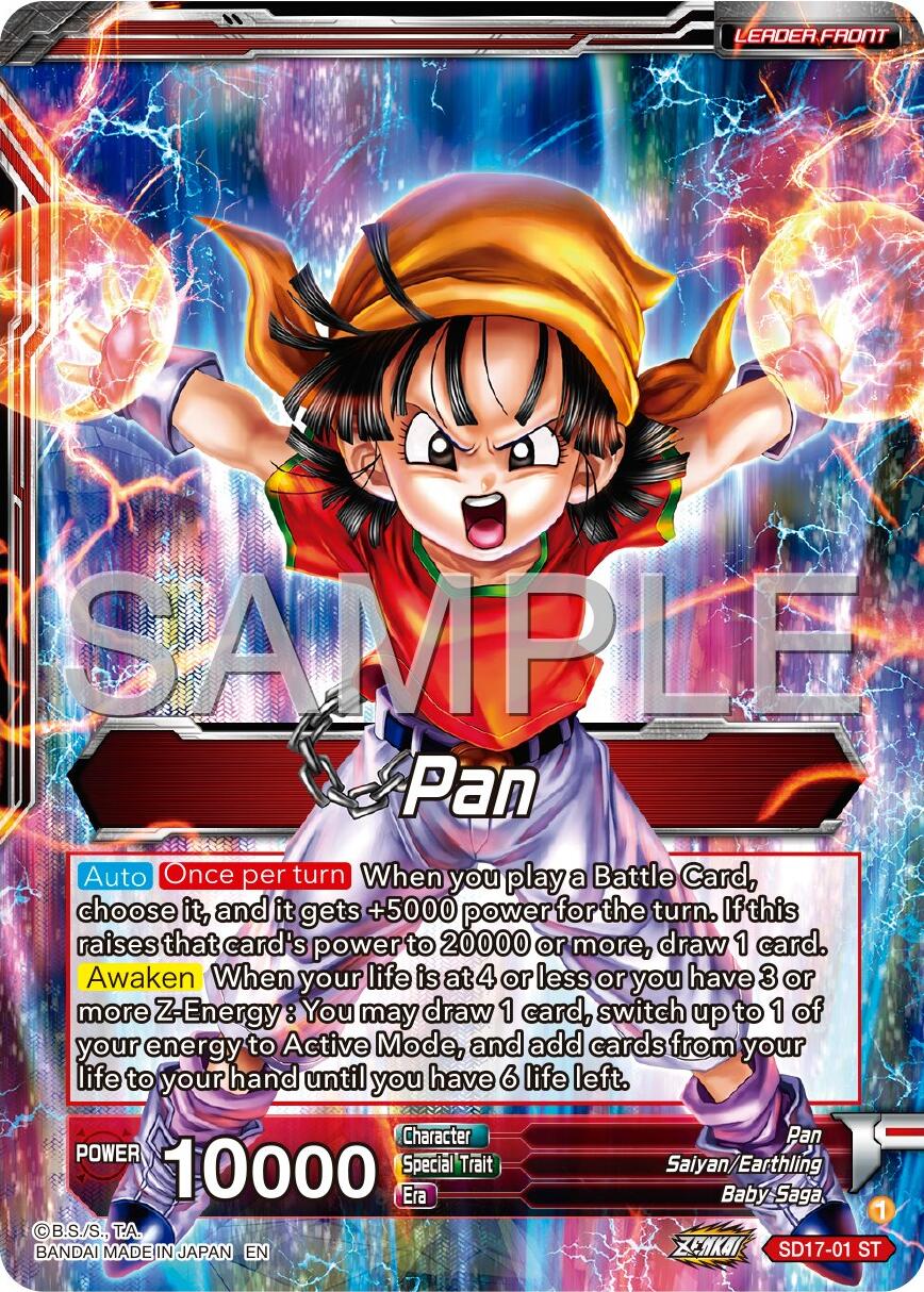 Pan // Pan, Ready to Fight Returns (SD17-01) [Premium 7th Anniversary Box 2024] | Dragon's Lair Comics and Fantasy Houston TX