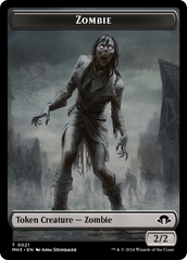 Phyrexian Germ // Zombie Double-Sided Token [Modern Horizons 3 Tokens] | Dragon's Lair Comics and Fantasy Houston TX