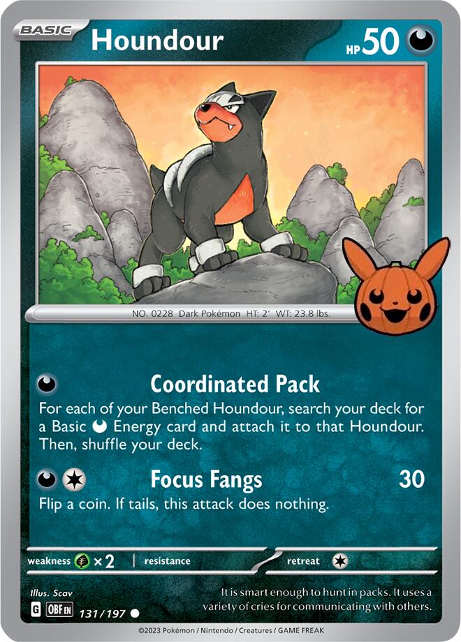 Houndour (131/197) [Trick or Trade 2024] | Dragon's Lair Comics and Fantasy Houston TX