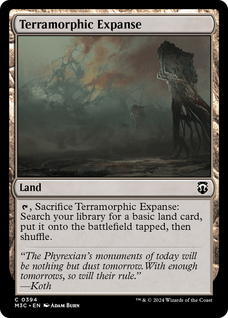 Terramorphic Expanse (Ripple Foil) [Modern Horizons 3 Commander] | Dragon's Lair Comics and Fantasy Houston TX