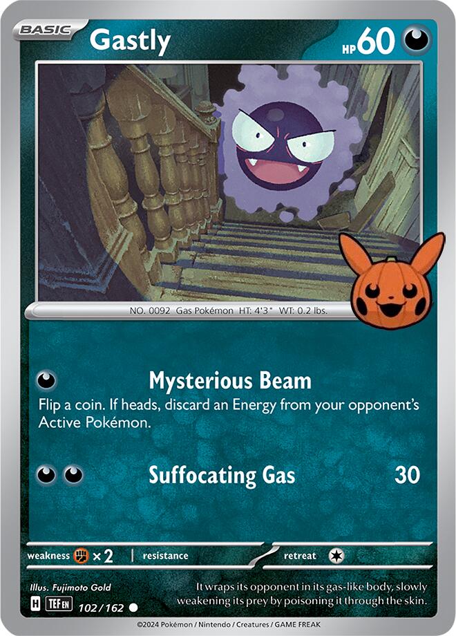 Gastly (102/162) [Trick or Trade 2024] | Dragon's Lair Comics and Fantasy Houston TX