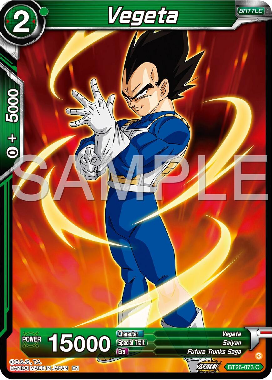 Vegeta (BT26-073) [Ultimate Advent] | Dragon's Lair Comics and Fantasy Houston TX