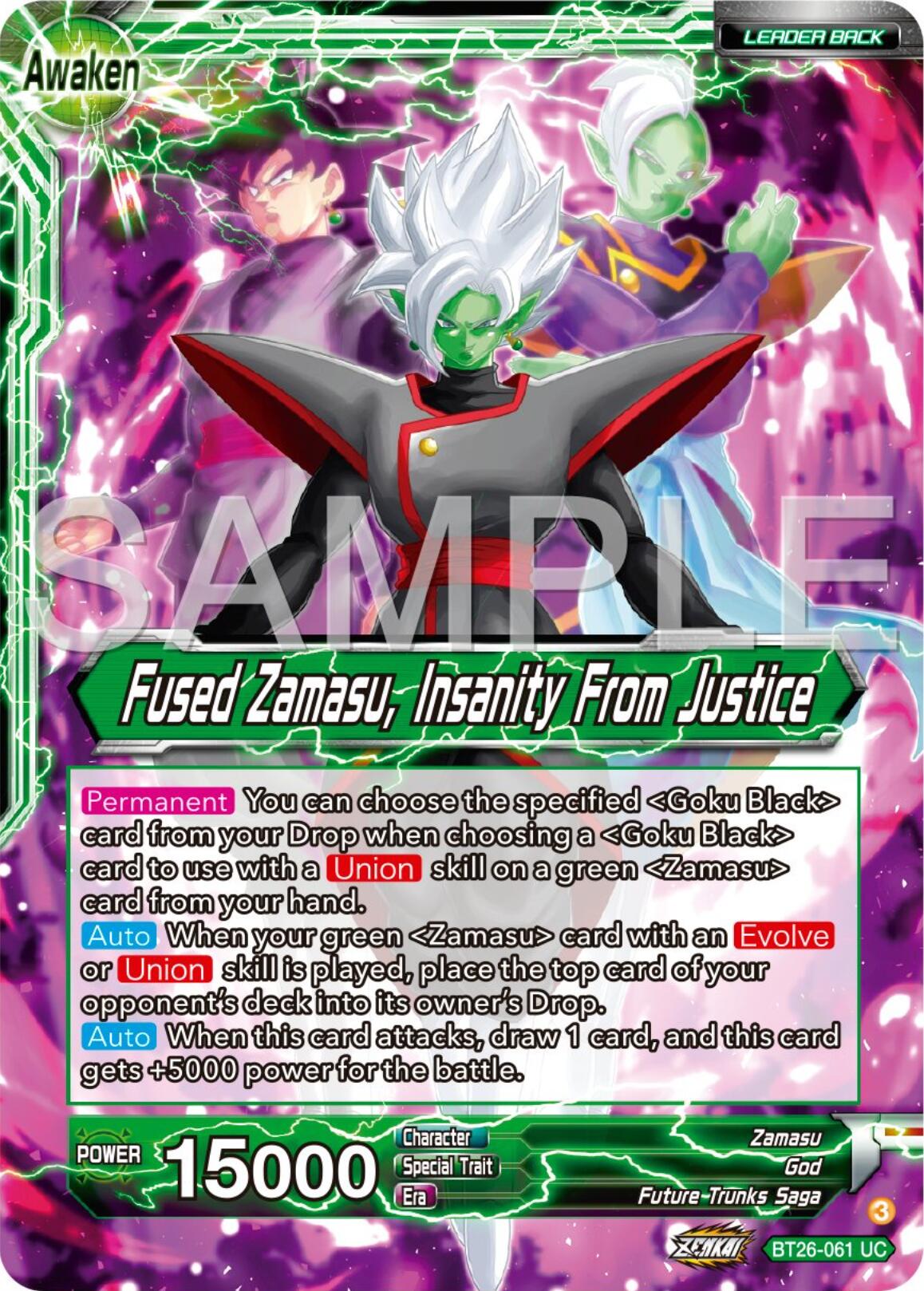 Zamasu // Fused Zamasu, Insanity From Justice (BT26-061) [Ultimate Advent] | Dragon's Lair Comics and Fantasy Houston TX