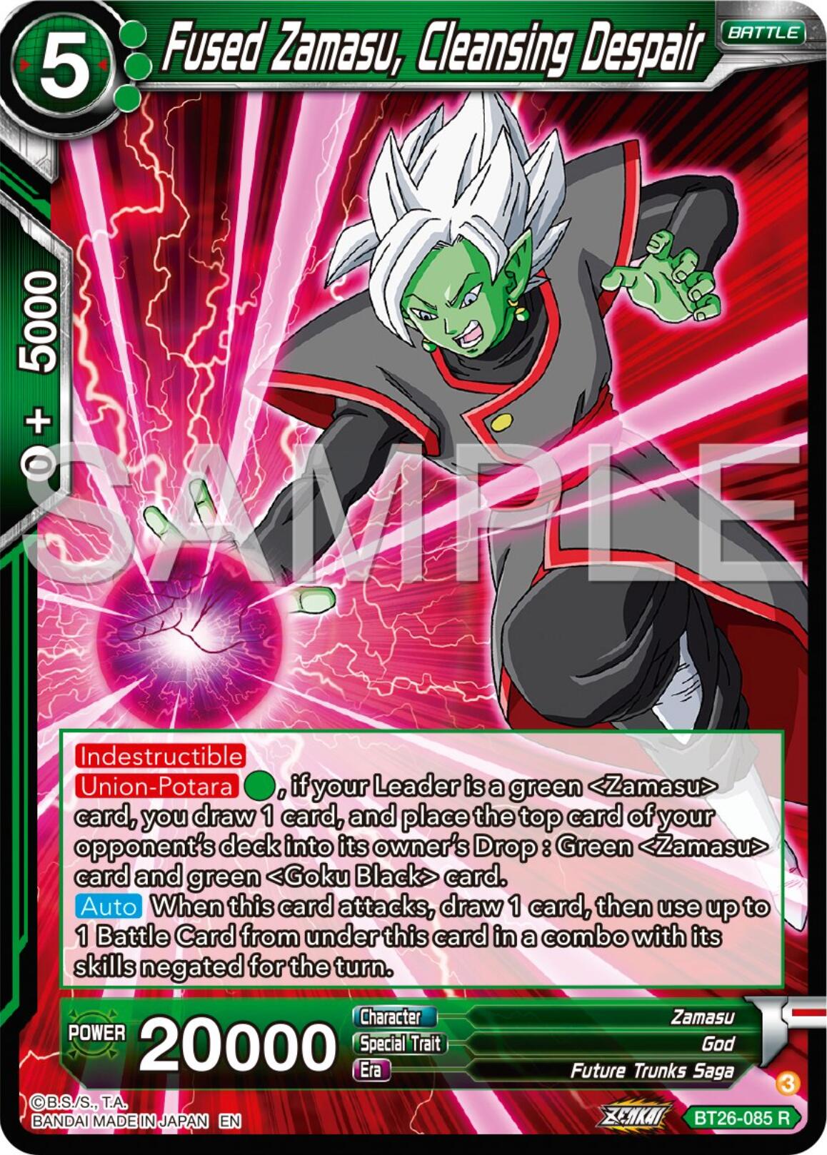 Fused Zamasu, Cleansing Despair (BT26-085) [Ultimate Advent] | Dragon's Lair Comics and Fantasy Houston TX