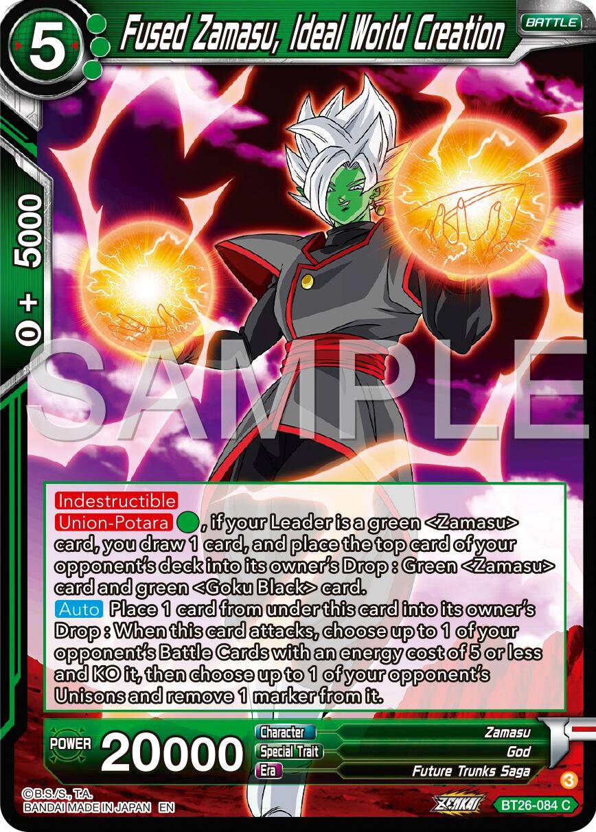 Fused Zamasu, Ideal World Creation (BT26-084) [Ultimate Advent] | Dragon's Lair Comics and Fantasy Houston TX