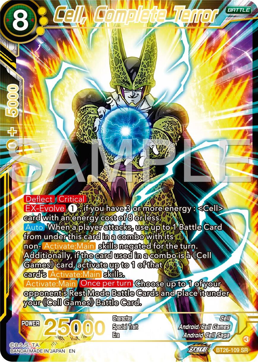 Cell Complete Terror (BT26-109) [Ultimate Advent] | Dragon's Lair Comics and Fantasy Houston TX