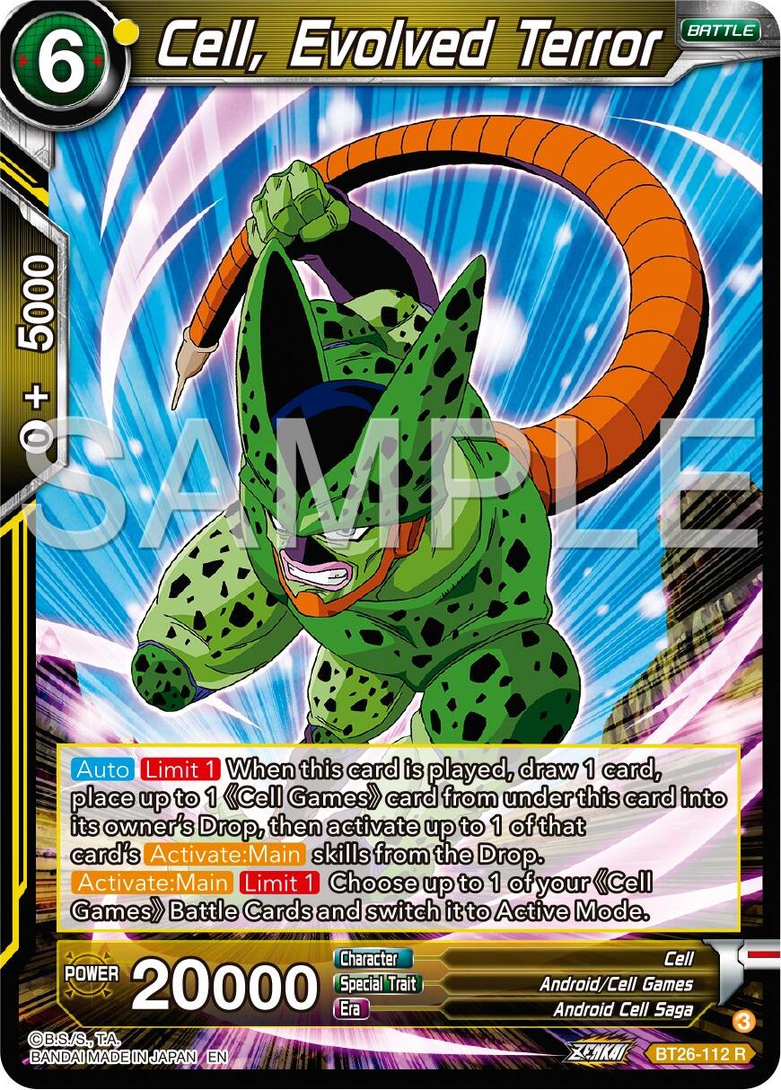 Cell, Evolvd Terror (BT26-112) [Ultimate Advent] | Dragon's Lair Comics and Fantasy Houston TX