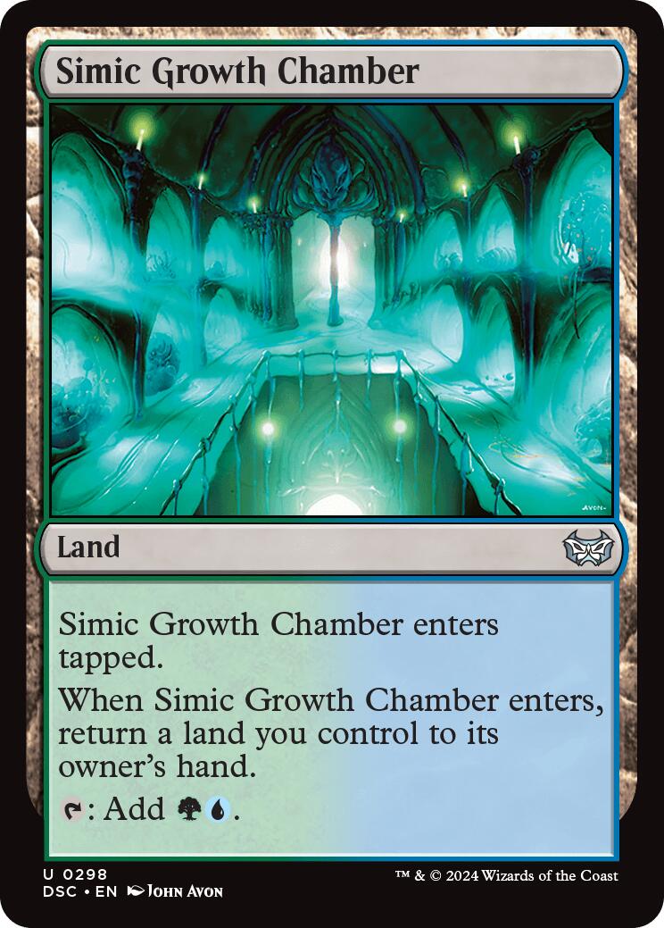 Simic Growth Chamber [Duskmourn: House of Horror Commander] | Dragon's Lair Comics and Fantasy Houston TX