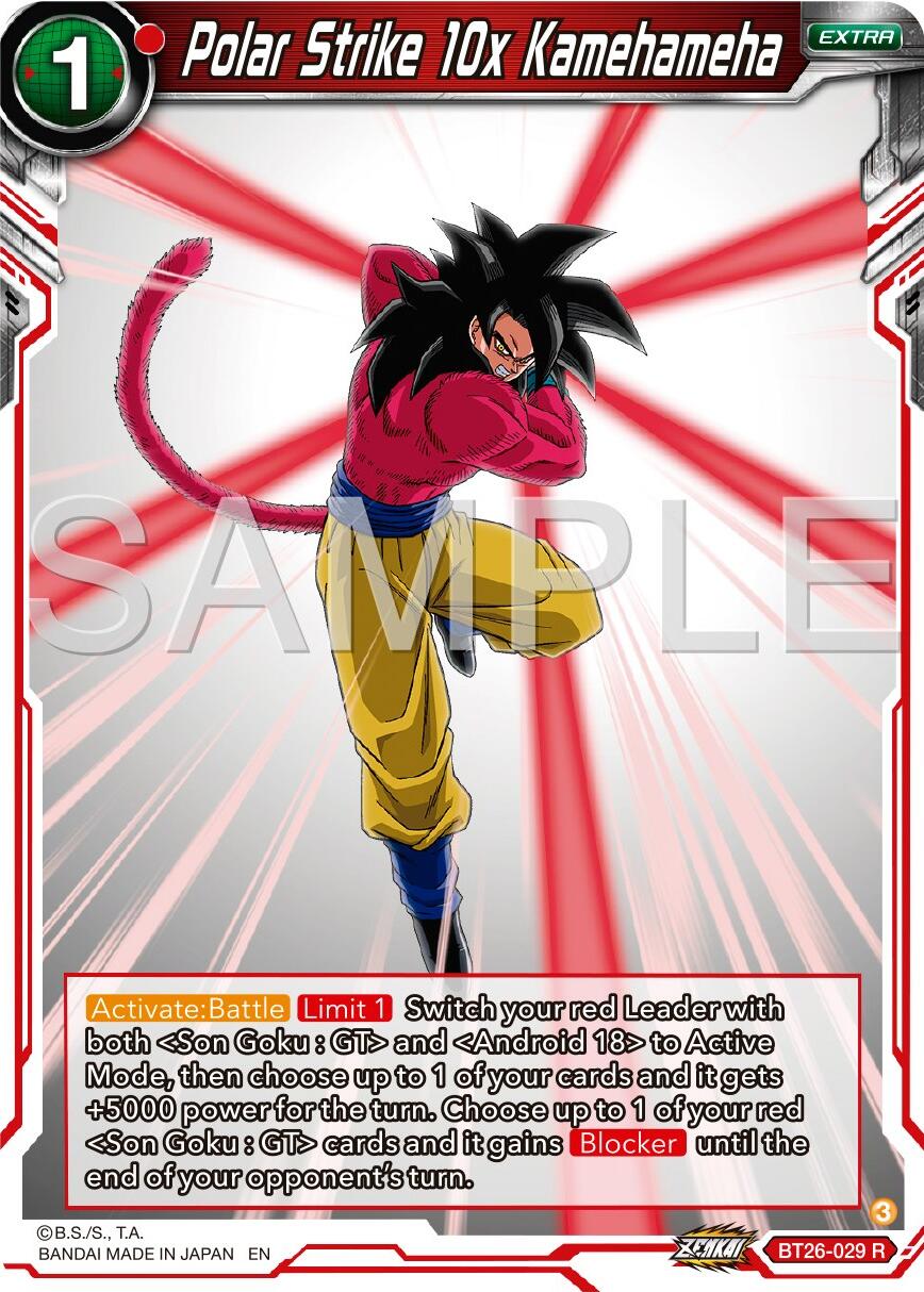 Polar Strike 10x Kamehameha (BT26-029) [Ultimate Advent] | Dragon's Lair Comics and Fantasy Houston TX