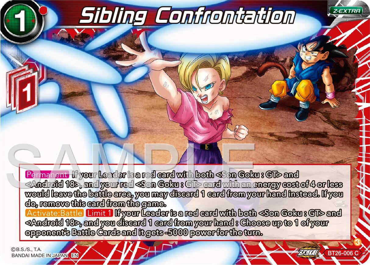 Sibling Confrontation (BT26-006) [Ultimate Advent] | Dragon's Lair Comics and Fantasy Houston TX