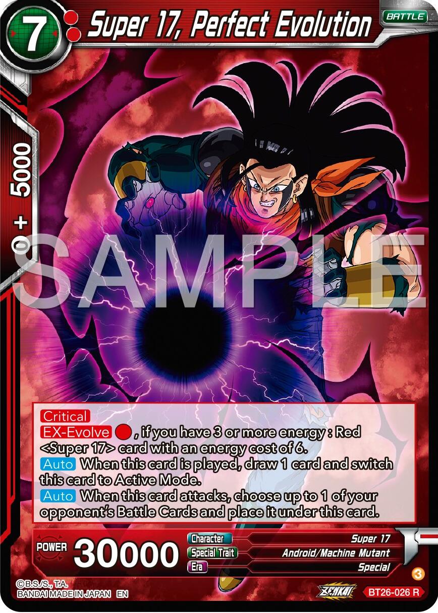 Super 17, Perfect Evolution (BT26-026) [Ultimate Advent] | Dragon's Lair Comics and Fantasy Houston TX