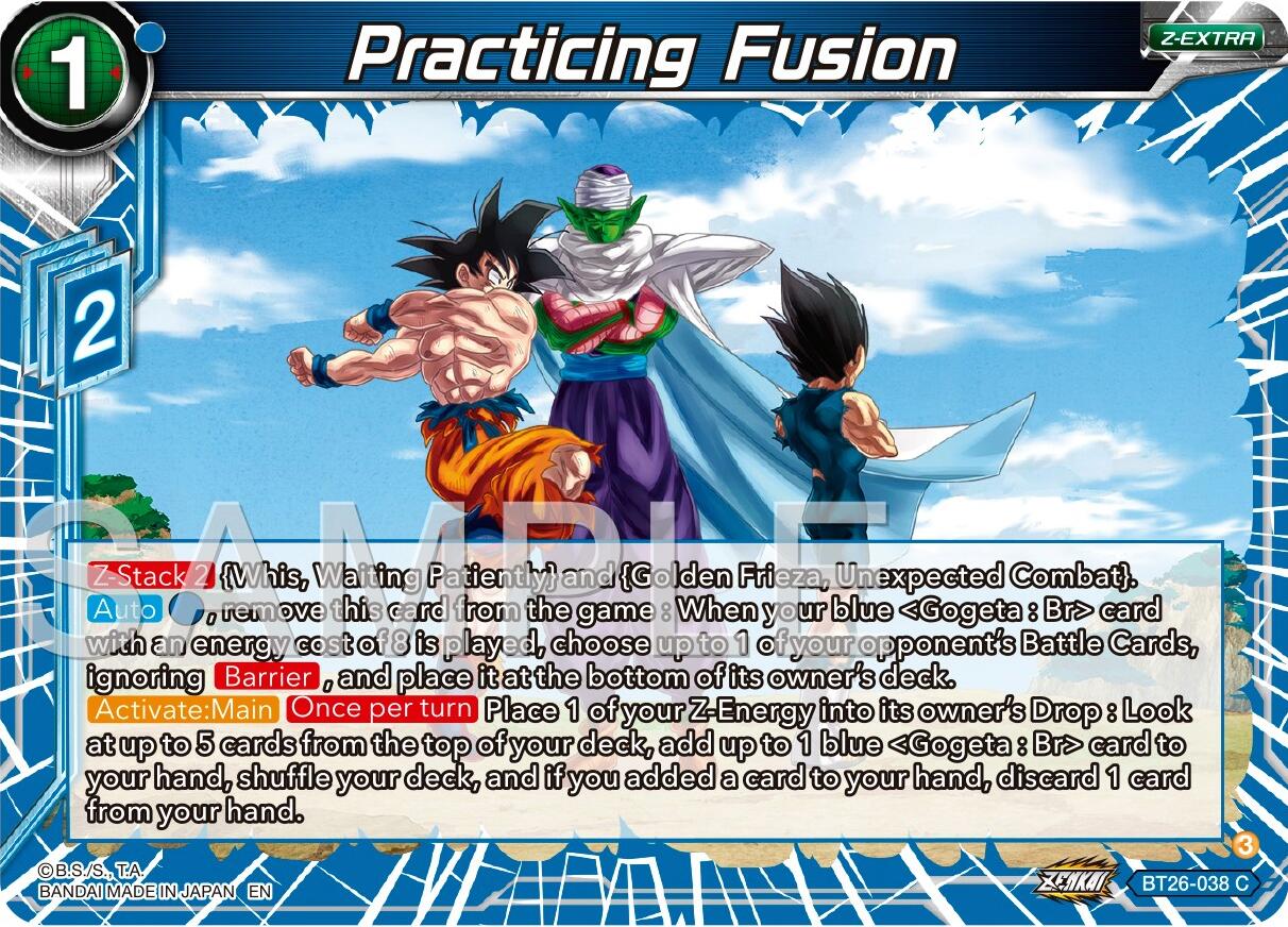 Practicing Fusion (BT26-038) [Ultimate Advent] | Dragon's Lair Comics and Fantasy Houston TX