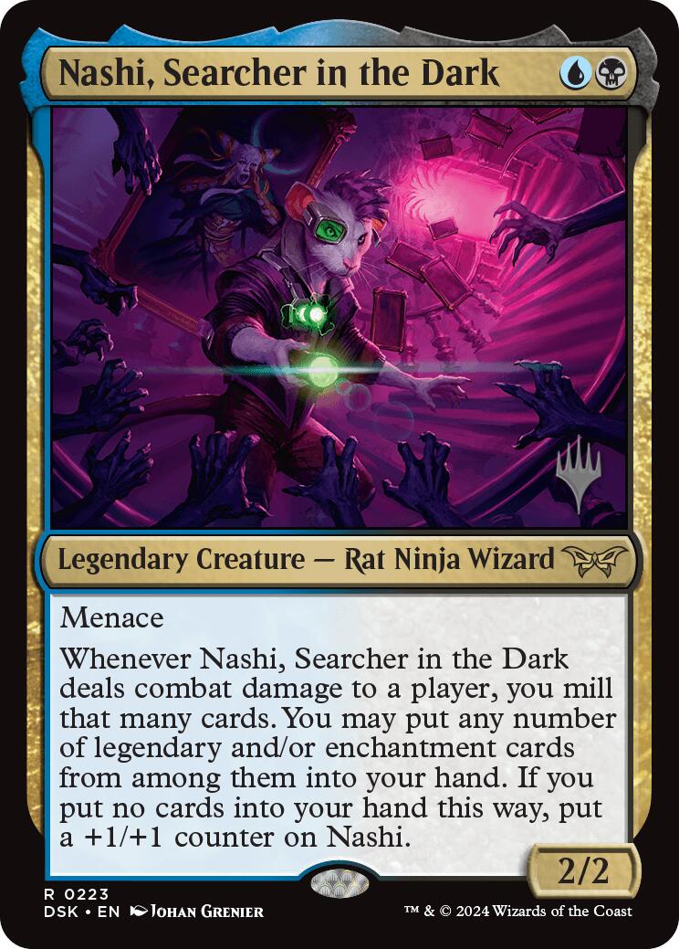 Nashi, Searcher in the Dark [Duskmourn: House of Horror Promos] | Dragon's Lair Comics and Fantasy Houston TX