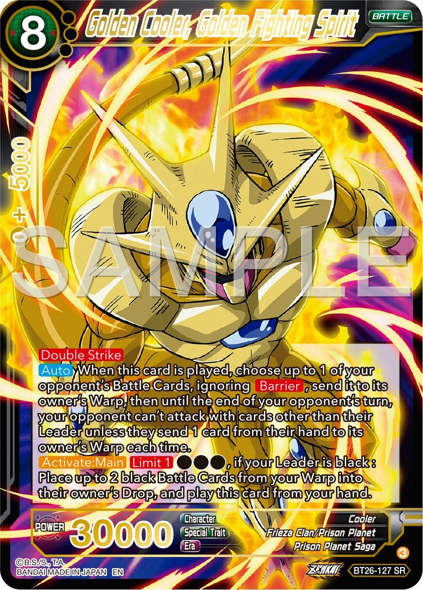 Golden Cooler, Golden Fighting Spirit (BT26-127) [Ultimate Advent] | Dragon's Lair Comics and Fantasy Houston TX