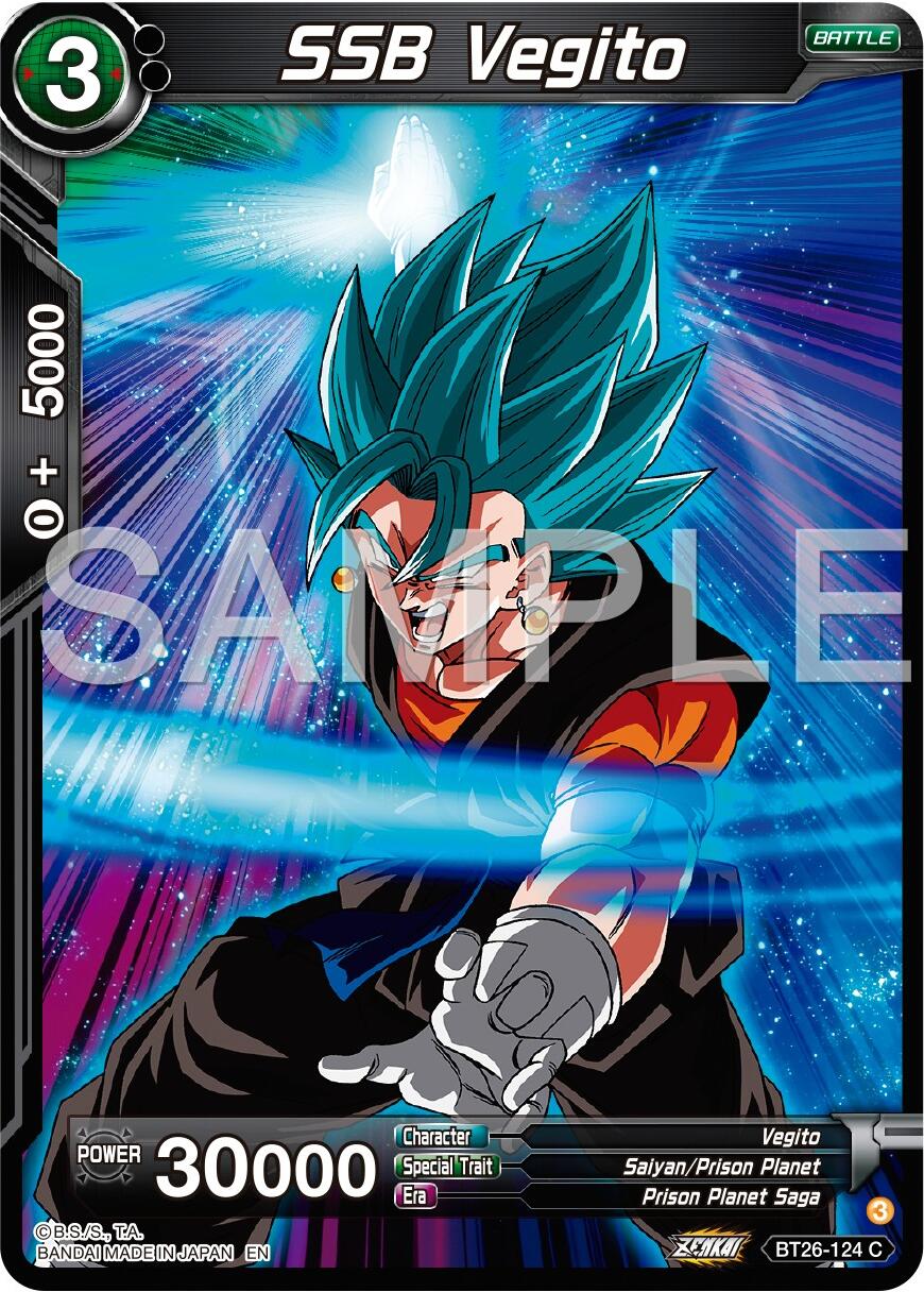 SSB Vegito (BT26-124) [Ultimate Advent] | Dragon's Lair Comics and Fantasy Houston TX