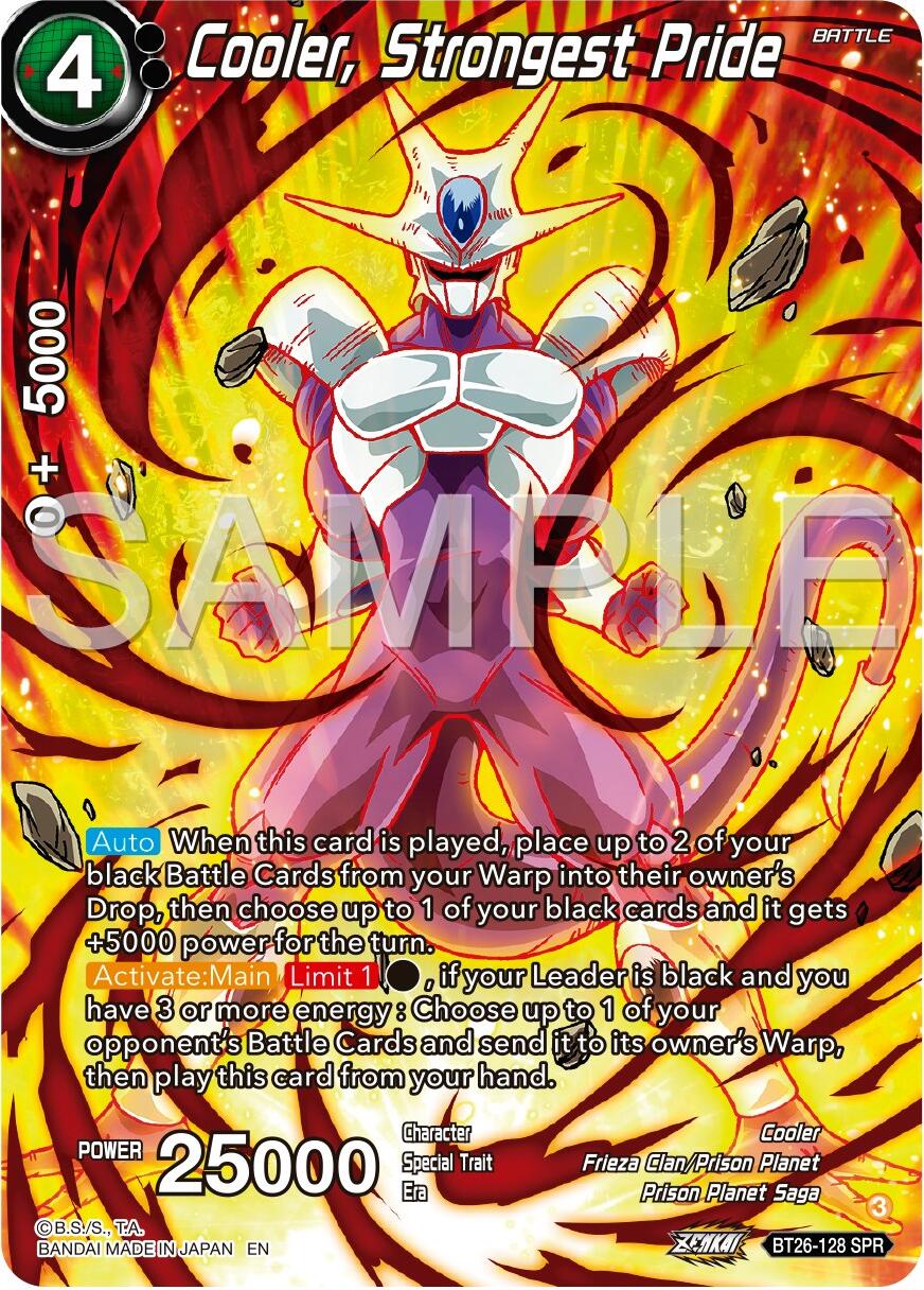 Cooler, Strongest Pride (SPR) (BT26-128) [Ultimate Advent] | Dragon's Lair Comics and Fantasy Houston TX